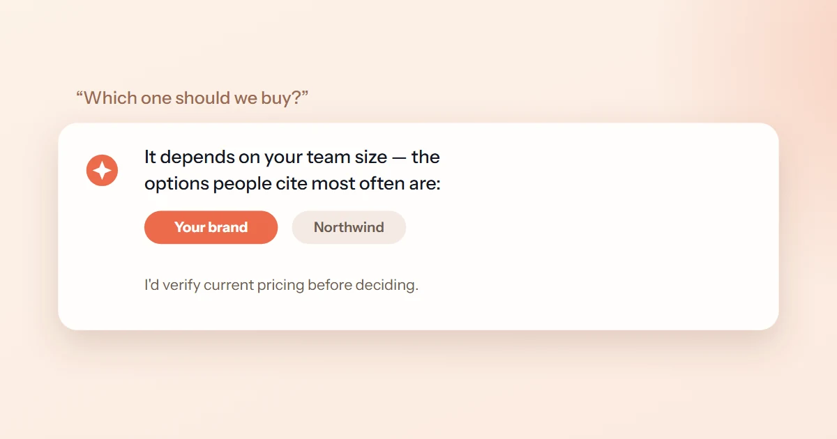 Cover image for “How Claude talks about brands — and how to earn a mention”