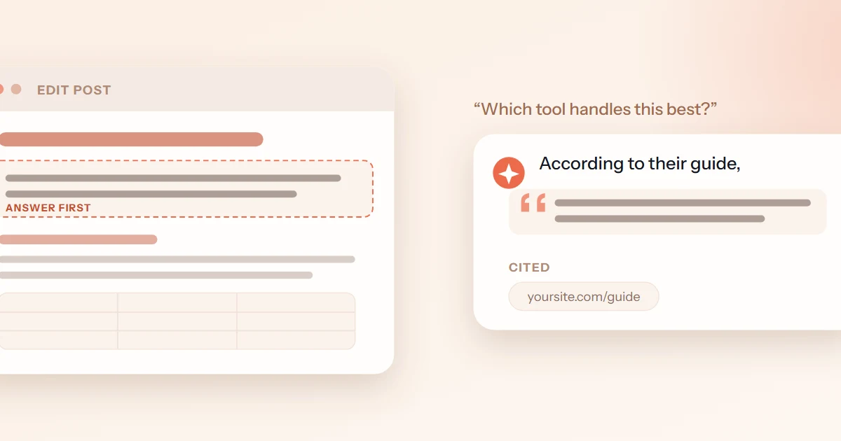 Cover image for “GEO for WordPress: the setup that makes your site quotable”